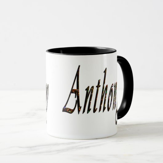 Mug Anthony Name Logo, (Devant droit)