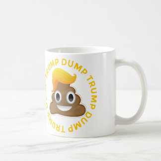 Mug Anti-Atout Donald Poo Donal de #DumpTrump d'atout