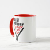 Mug Anti-avortement ? Gardez-le zippé (Devant gauche)