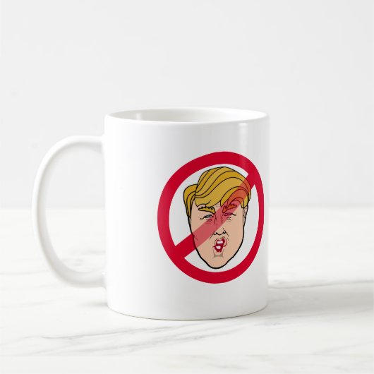 Mug ANTI caricature de DONALD - Anti-Atout - (Gauche)