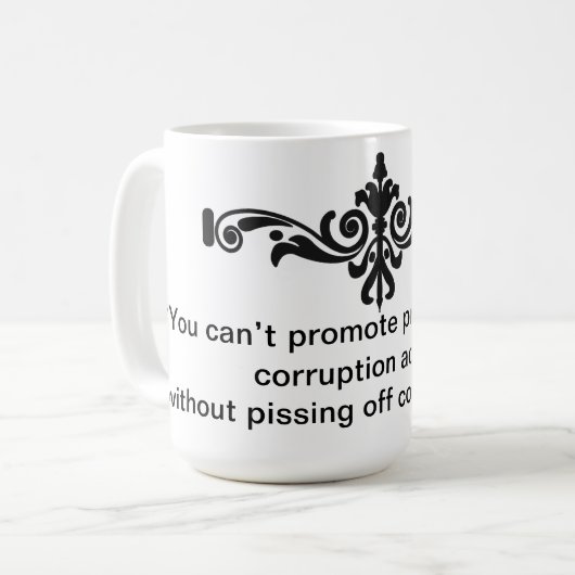 Mug anti-corruption (Devant gauche)