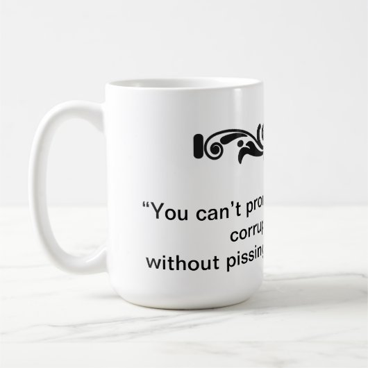 Mug anti-corruption (Gauche)