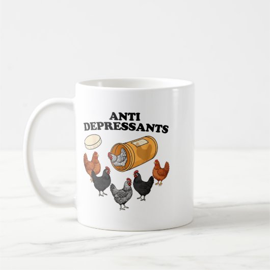 Mug Anti Depressants Chicken  (Gauche)