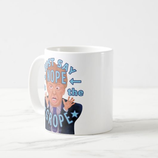 Mug Anti Donald Trump 2016 Élections non sur le terrai (Devant gauche)