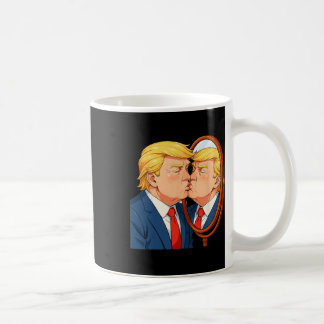Mug Anti-donald Trump Kissing Mirror - Narcissism Sati