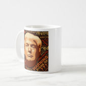 Mug Anti Donald Trump pas mon président politique (Devant gauche)