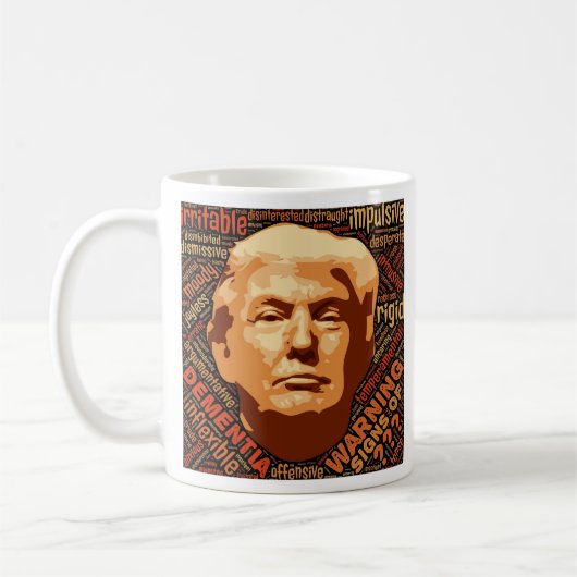 Mug Anti Donald Trump pas mon président politique (Gauche)