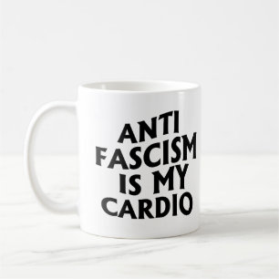 Mug Anti-fascisme est mon Cardio