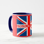 Mug Anti humeur de Gordon Brown Brish drôle (Devant gauche)