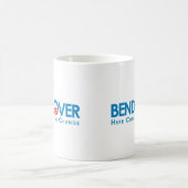 Mug Anti-Obama - courbure plus de pour le changement (Centre)