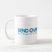 Mug Anti-Obama - courbure plus de pour le changement (Gauche)