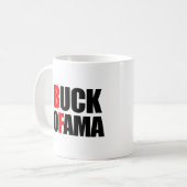 Mug Anti-Obama - T-SHIRT du MÂLE OFAMA (Devant gauche)