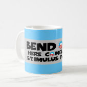 Mug Anti paquet de stimulus d'Obama (Devant gauche)