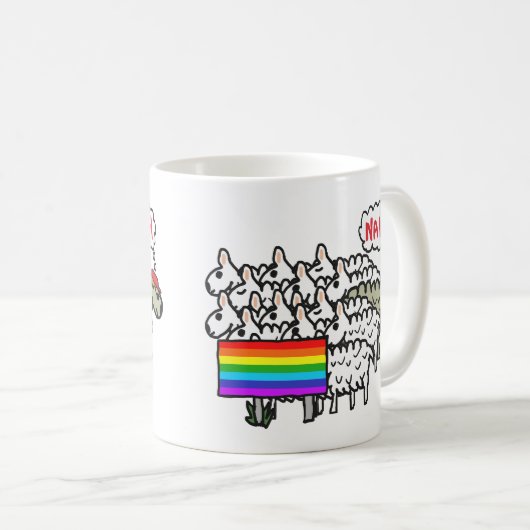 Mug Anti Rainbow Sheep (Devant droit)