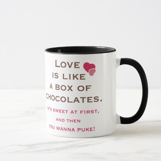 Mug anti-Saint Valentin (Droite)