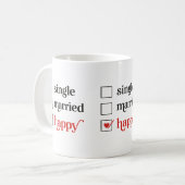 Mug Anti Saint-Valentin Drôle (Devant gauche)