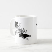 Mug Anti-Saint-Valentin - Duel de Cupidon 'PIÈGE' (Devant gauche)