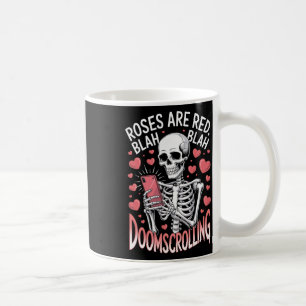 Mug Anti Saint-Valentin Roses Sont Rouges Blah Faire D