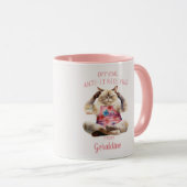Mug anti-stress officiel méditant Kitty (Devant droit)