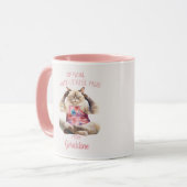 Mug anti-stress officiel méditant Kitty (Devant gauche)
