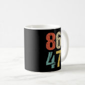 Mug Anti-Trump - 86 47 I (Devant droit)