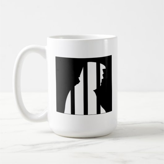 Mug Anti Trump Felon Trump pour la prison 2024 (Gauche)