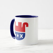 Mug Anti Trump GOP républicain mort éléphant (Devant gauche)