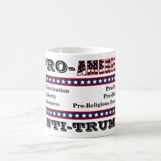 MUG ANTI-TRUMP PRO-AMÉRIQUE (Centre)