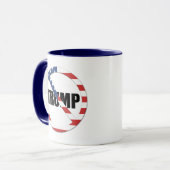 Mug Anti-Trump pro-démocratie (Devant gauche)