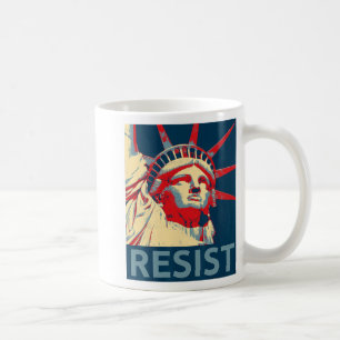Mug Anti Trump Résiste À La Statue De Liberty Hope 864