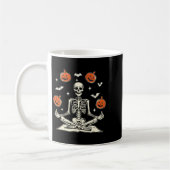 Mug Anti Trump Skeleton Halloween Long Sleeve  (Gauche)