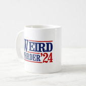 Mug Anti Trump Vance - étrange et étrange 2024 (Devant gauche)