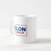 Mug Anti Trump Vance - Felon / Hillbilly 2024 (Devant gauche)