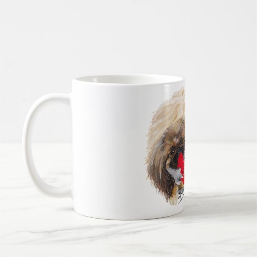 Mug Anti Valentine Pekingese (Gauche)