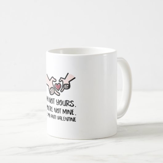 Mug Anti-Valentines (Devant droit)
