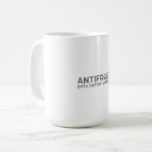 Mug Antifragiles - Ça s'améliore avec le chaos (Devant gauche)