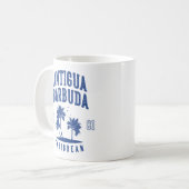 Mug Antigua-et-Barbuda Palmier des Caraïbes (Devant gauche)