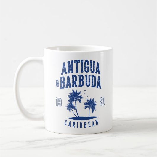 Mug Antigua-et-Barbuda Palmier des Caraïbes (Gauche)