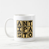 Mug Antipasto, avant le repas (Gauche)