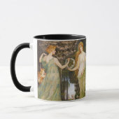 Mug Antique Art Nouveau Four Seasons by Walter Crane (Gauche)