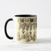 Mug Antique dentelle victorienne or noir (Gauche)