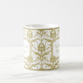 Mug Antique Gold Damask Best Grand-mère (Centre)