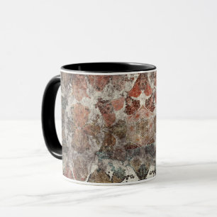 Mug Antique Grunge Vintage Vieux tapis de laine artisa