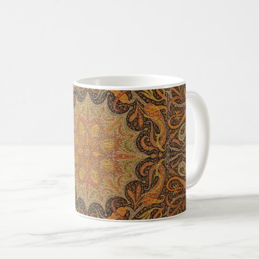 Mug Antique Indien Motif des deux (Devant droit)