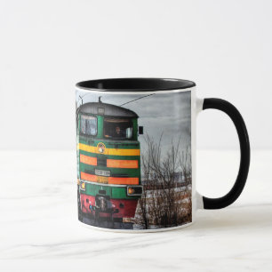 Mug Antique Locomotive Moteur à vapeur Train Coffee Co