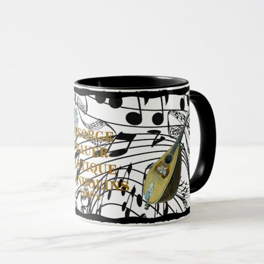 MUG ANTIQUE MANDOLIN-MUG (Devant droit)