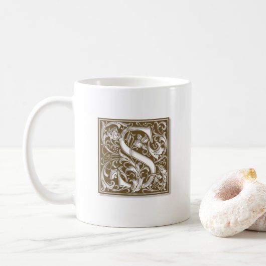 Mug Antique S Monogramme (Avec donut)
