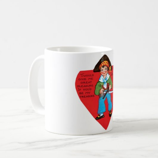 Mug Antique Valentine (Devant gauche)