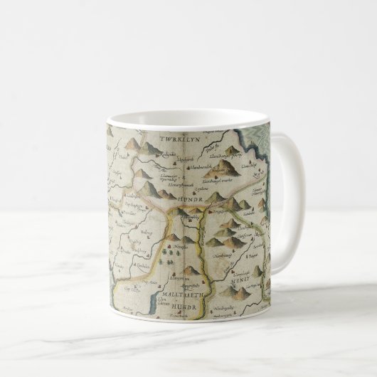 Mug Antique vieille carte inspirée (7) (Devant droit)
