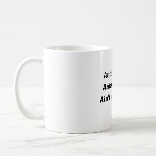 Mug Antisocial Antisocool Citation Introvertie Unisexe (Gauche)
